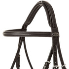 Kavalkade Snaffle Bridle Quentin English Black/White