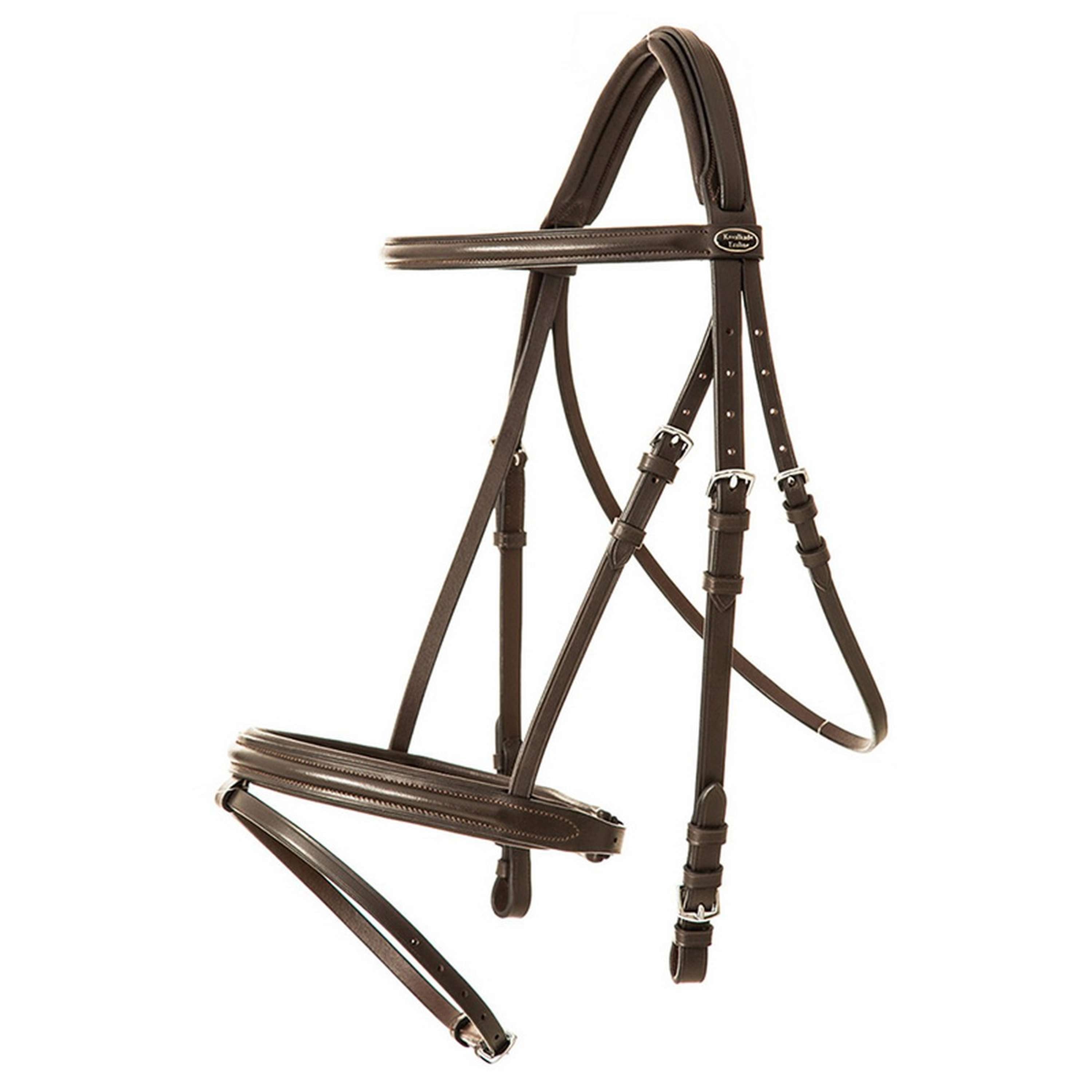 Kavalkade Snaffle Bridle Quentin English Black/White