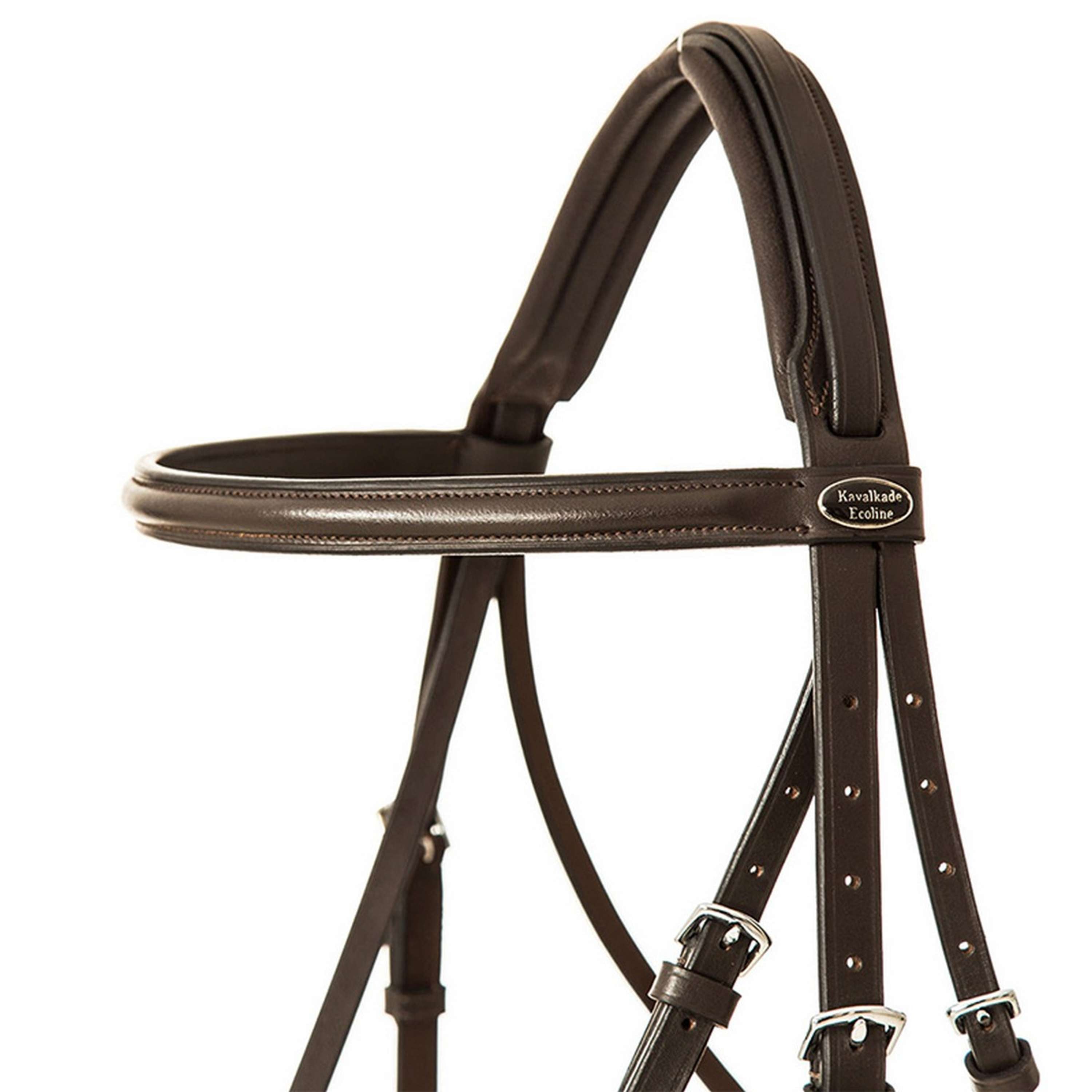 Kavalkade Snaffle Bridle Quentin English Black/White