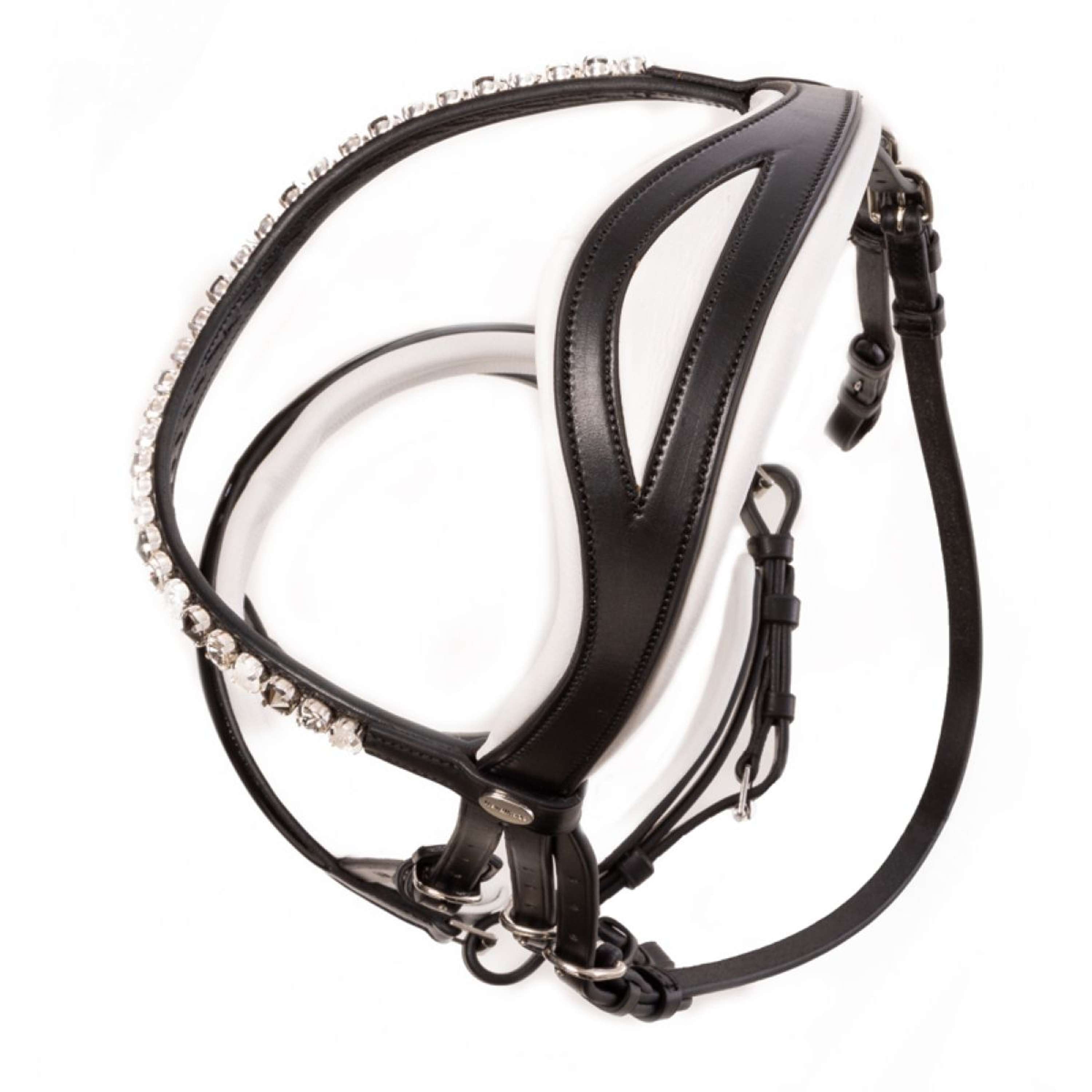 Kavalkade Bridle Zora Black/Patent/White
