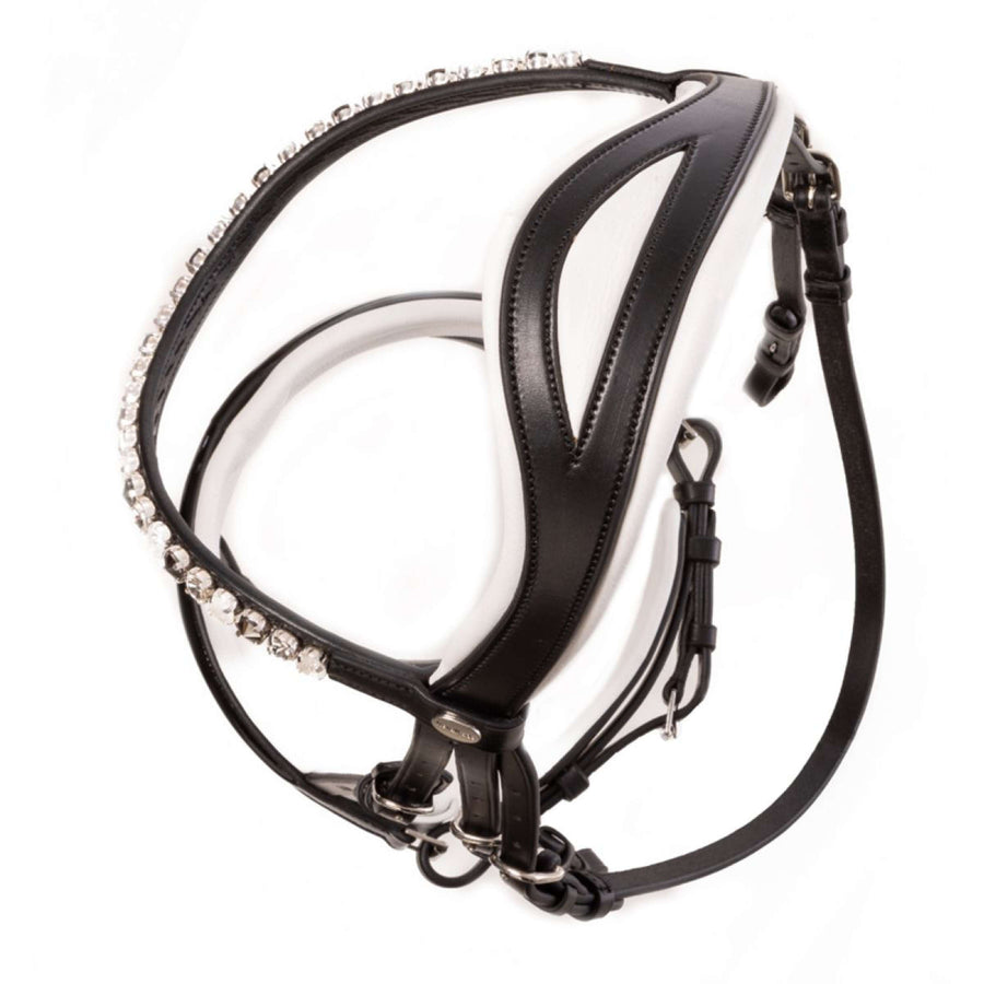 Kavalkade Bridle Zora Black/Patent/White