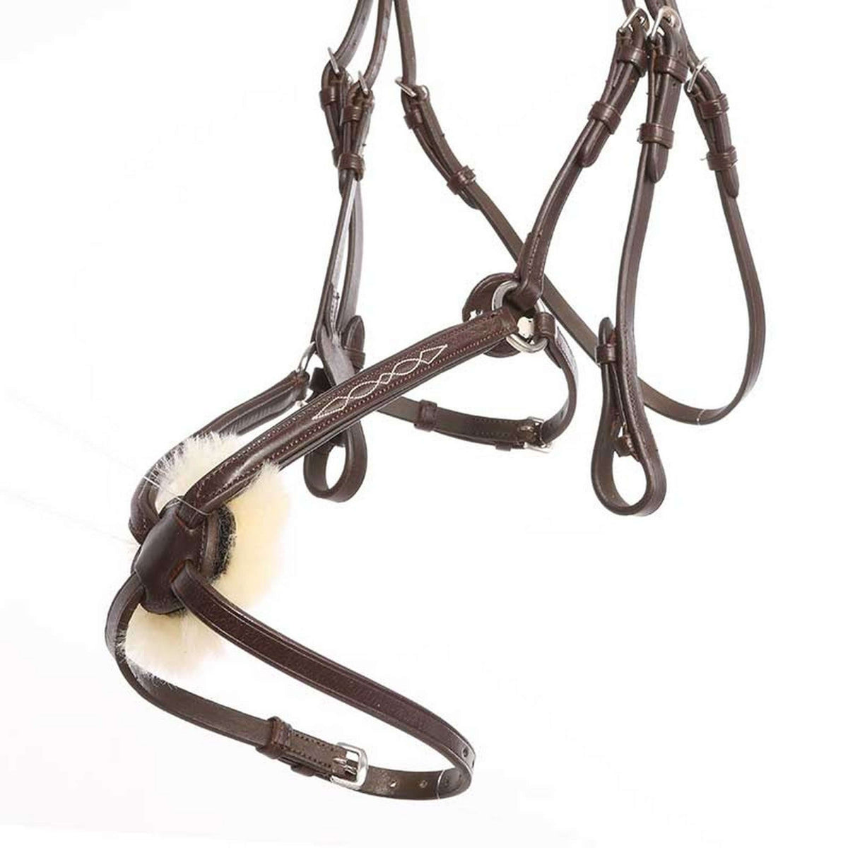 Kavalkade Bridle Diandro Mex Noseband Brown