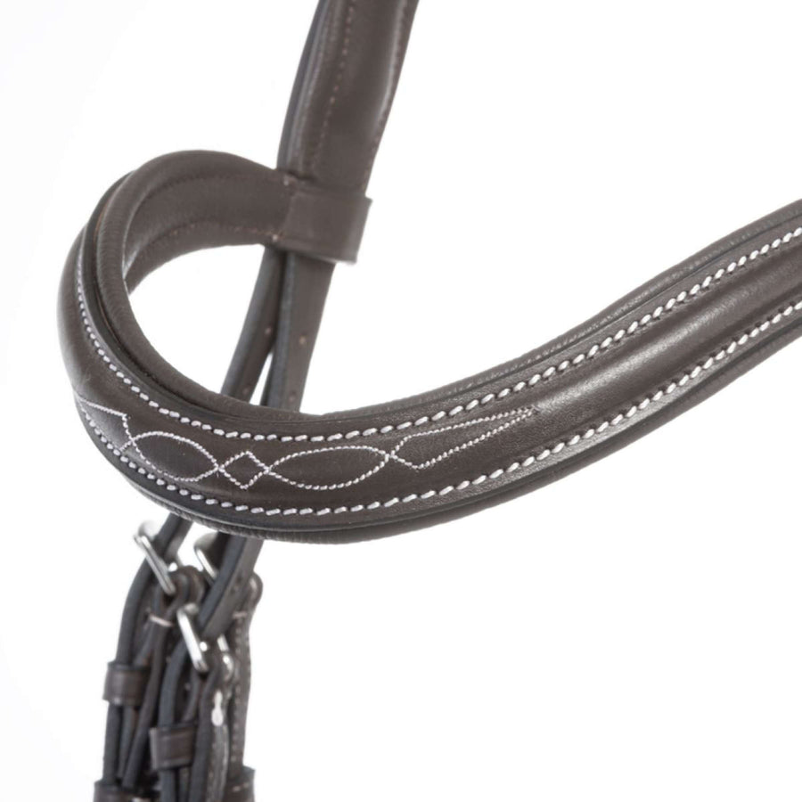 Kavalkade Bridle Diandro Mex Noseband Brown