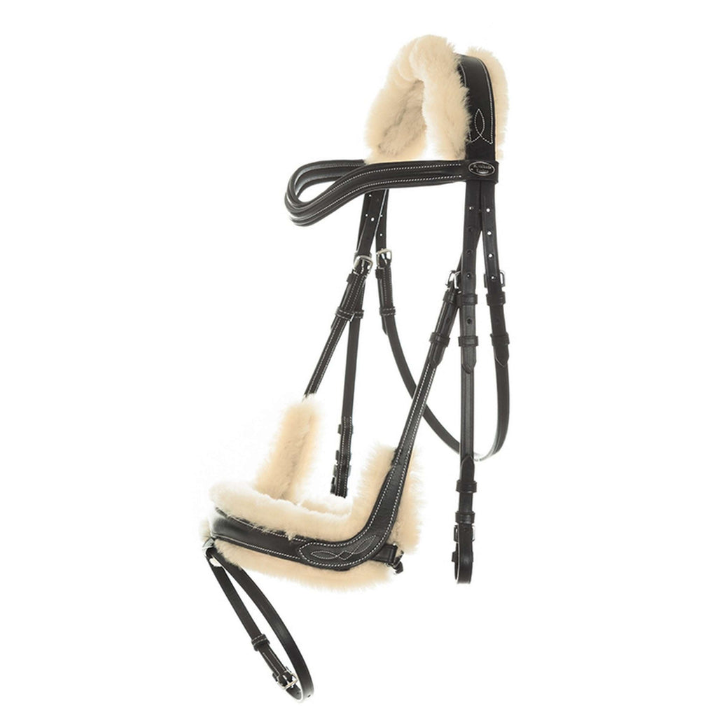 Kavalkade Bridle Ivy with Lambwool Black