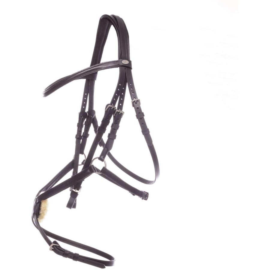 Kavalkade Snaffle Bridle Carlos Leather Black