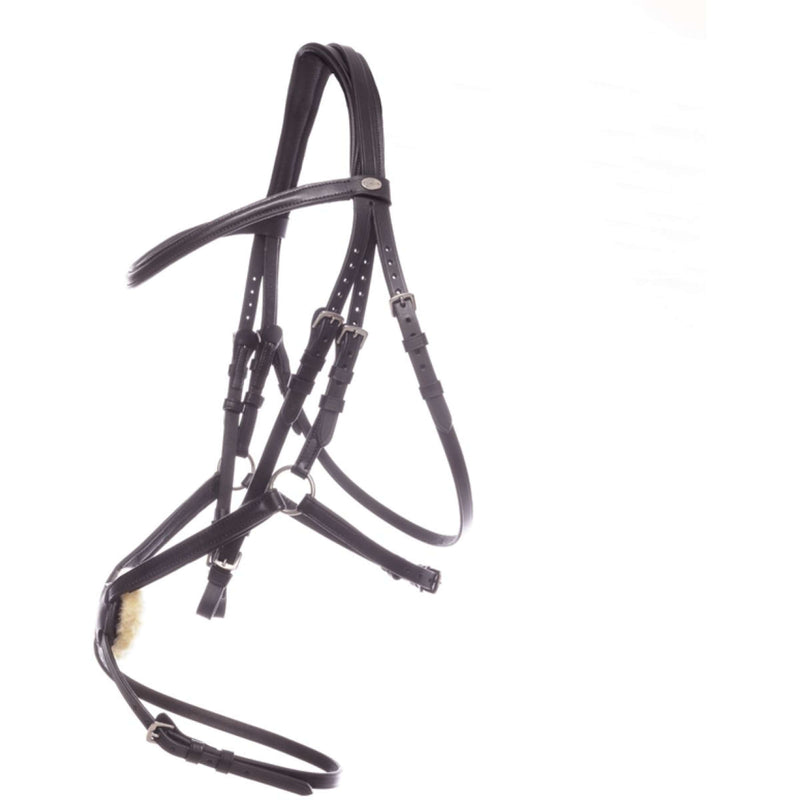 Kavalkade Snaffle Bridle Carlos Leather Black
