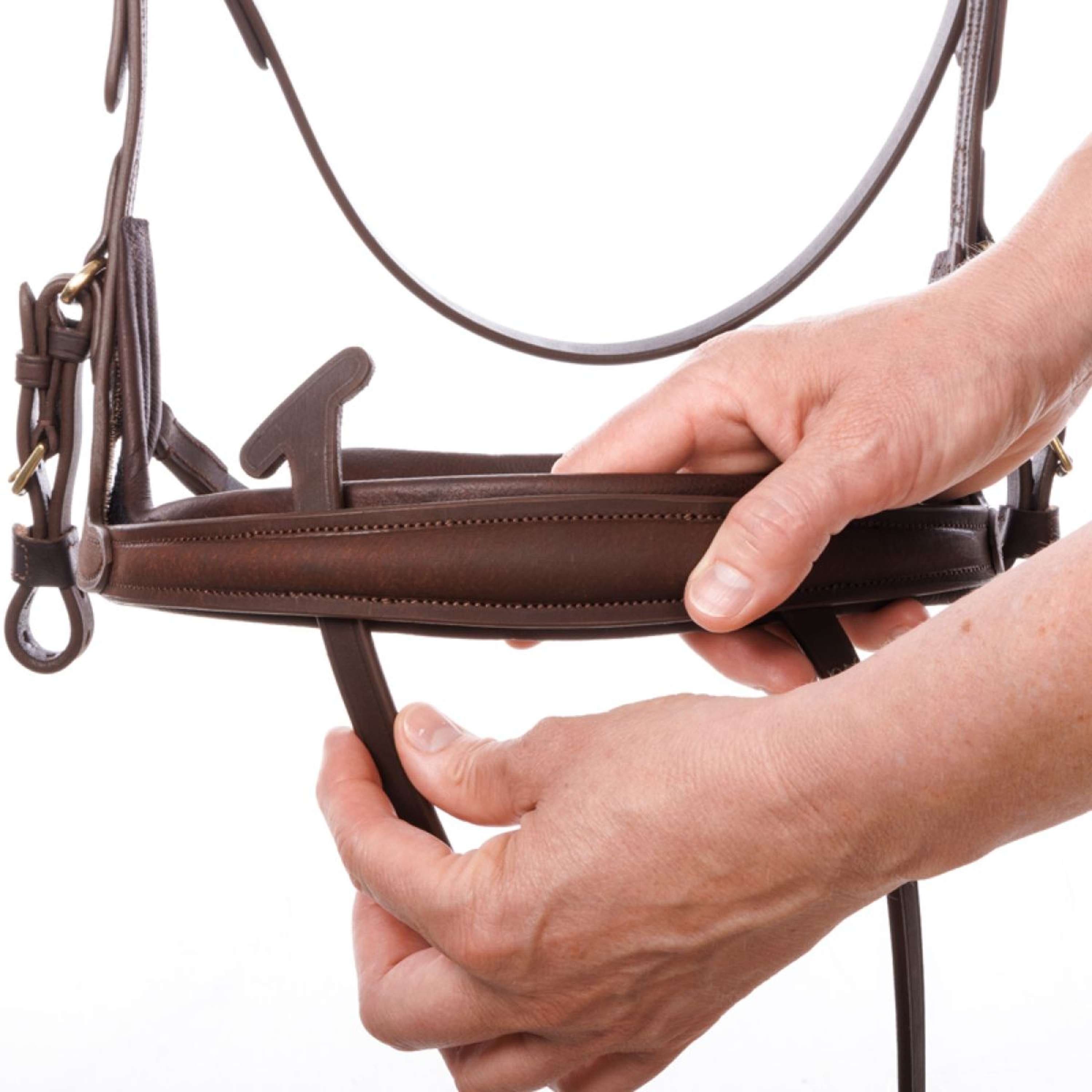 Kavalkade Bridle Caliano Brown/Brass