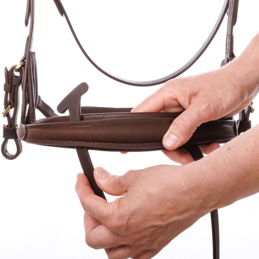 Kavalkade Bridle Caliano Brown/Brass