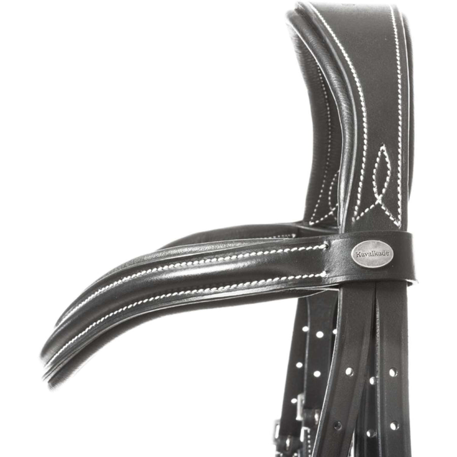Kavalkade Snaffle Bridle Ivy IR Black