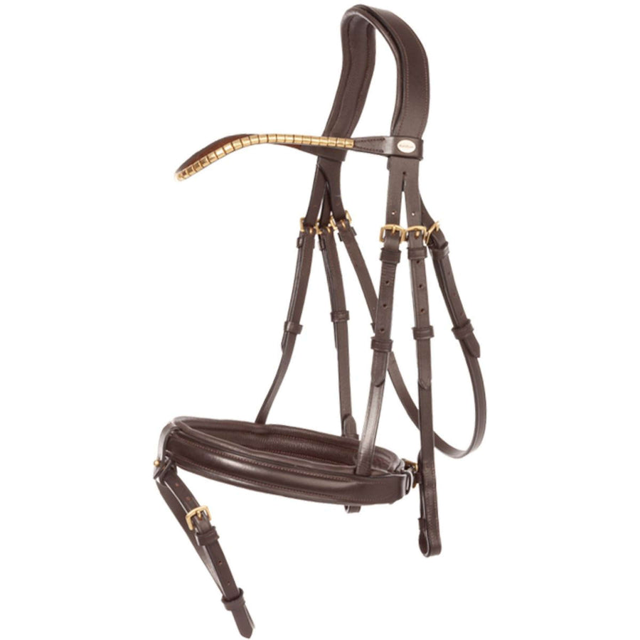 Kavalkade Bridle Clinchesse Black/Brass