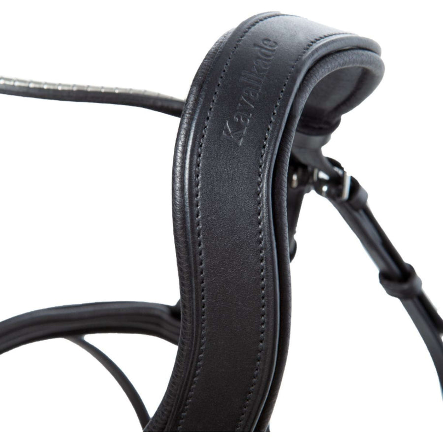 Kavalkade Snaffle Bridle Clinchesse Brown/Brass