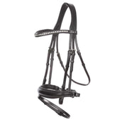 Kavalkade Bridle Charlotte DR Black-White