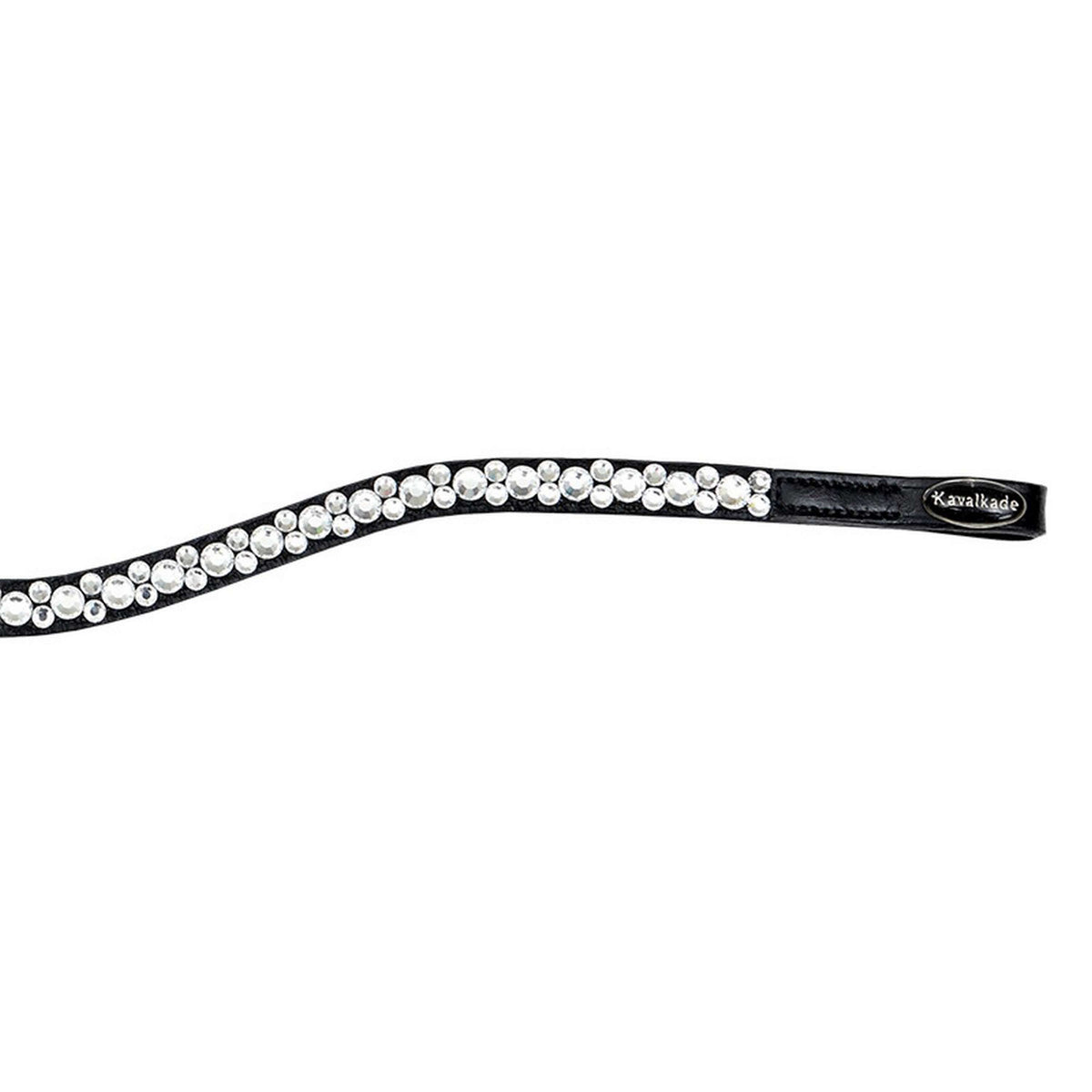 Kavalkade Browband Narrowly Spaced Rhinestones Black