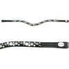 Kavalkade Browband Bent with Stones Grey