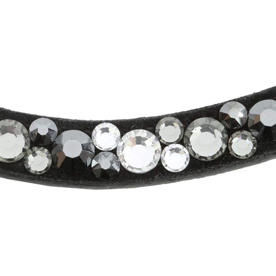 Kavalkade Browband Bent with Stones Grey