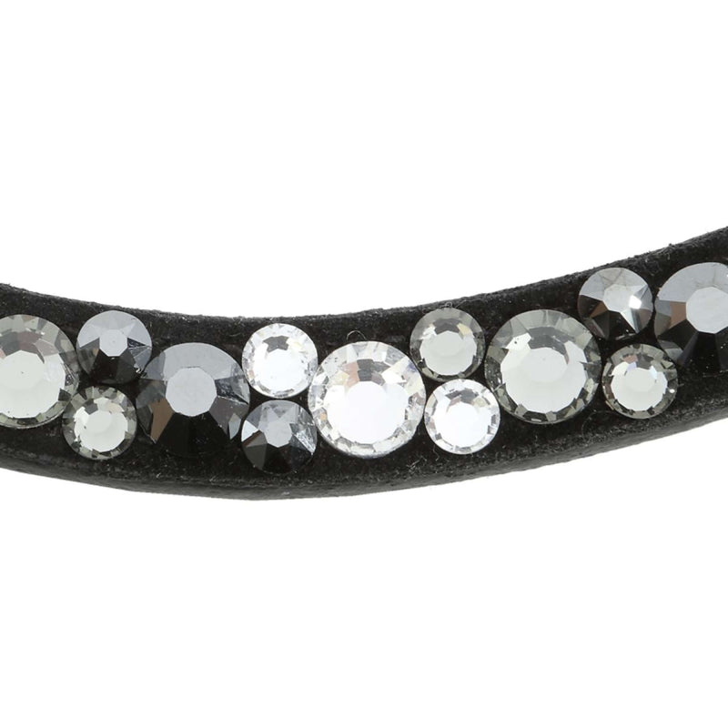 Kavalkade Browband Bent with Stones Grey
