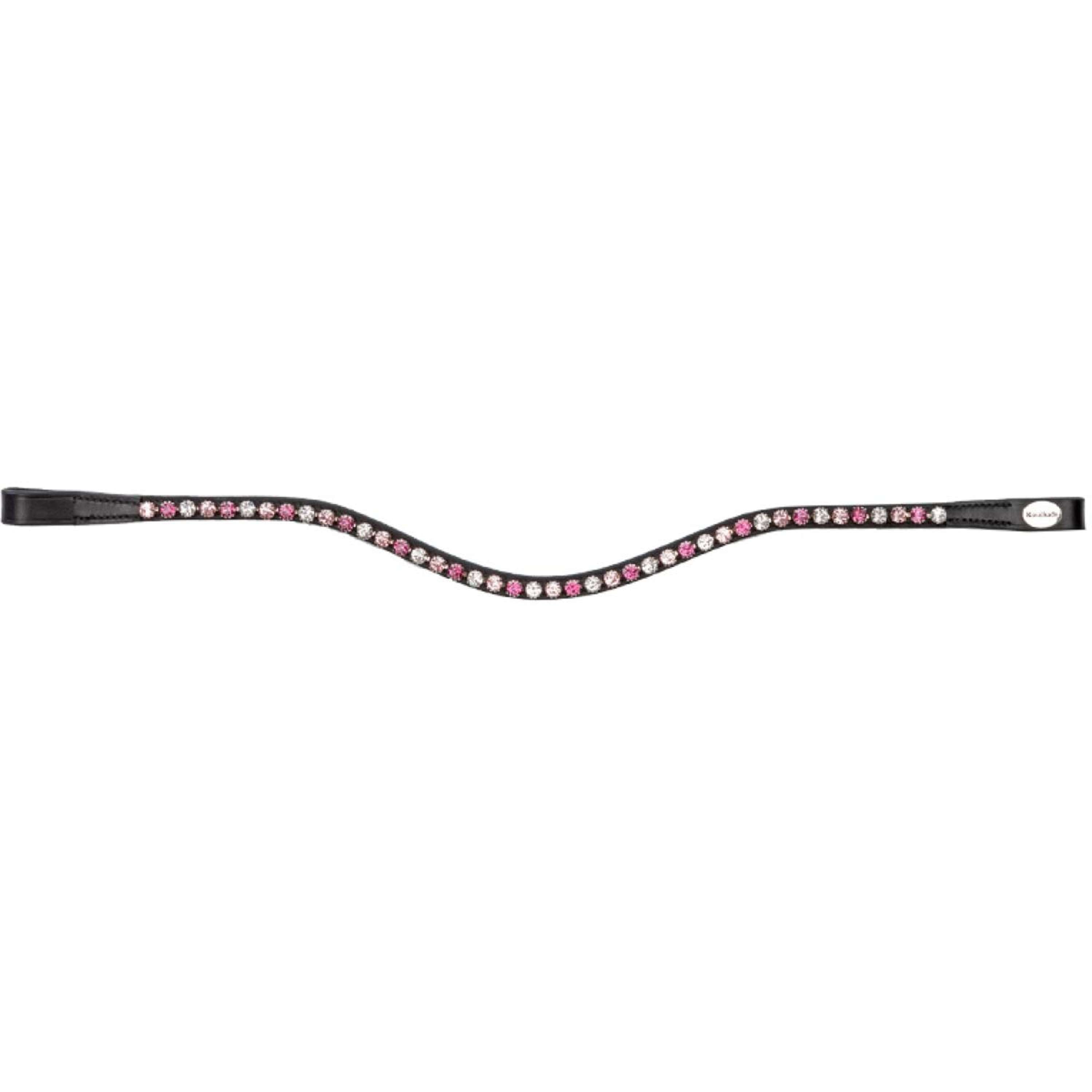 Kavalkade Browband Splendid Curved Black/Pink