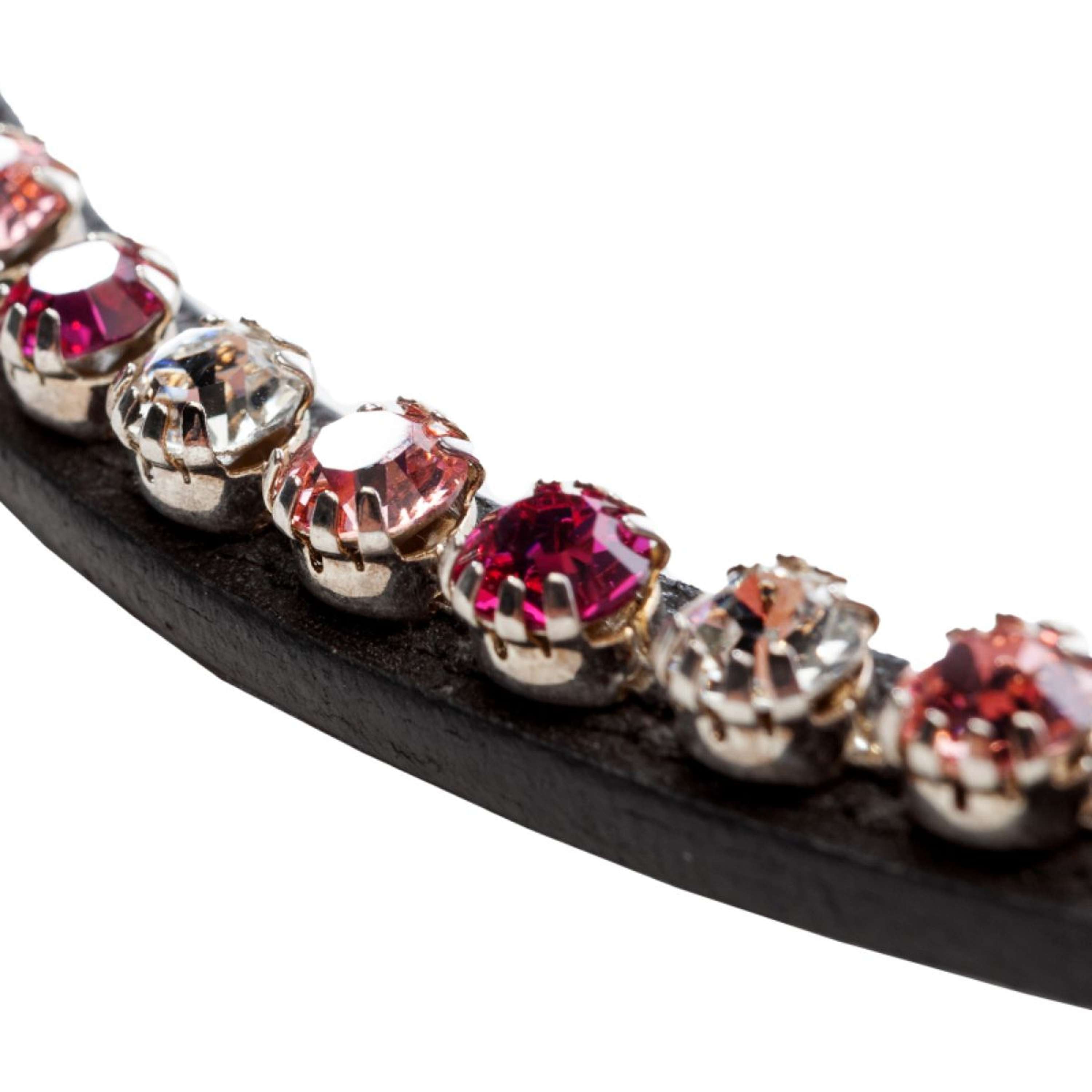 Kavalkade Browband Splendid Curved Black/Pink