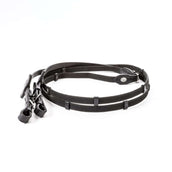 Kavalkade Rein with Stoppers 16mm Black