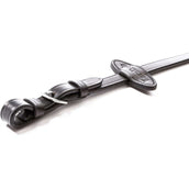 Kavalkade Rein with Stoppers 16mm Black