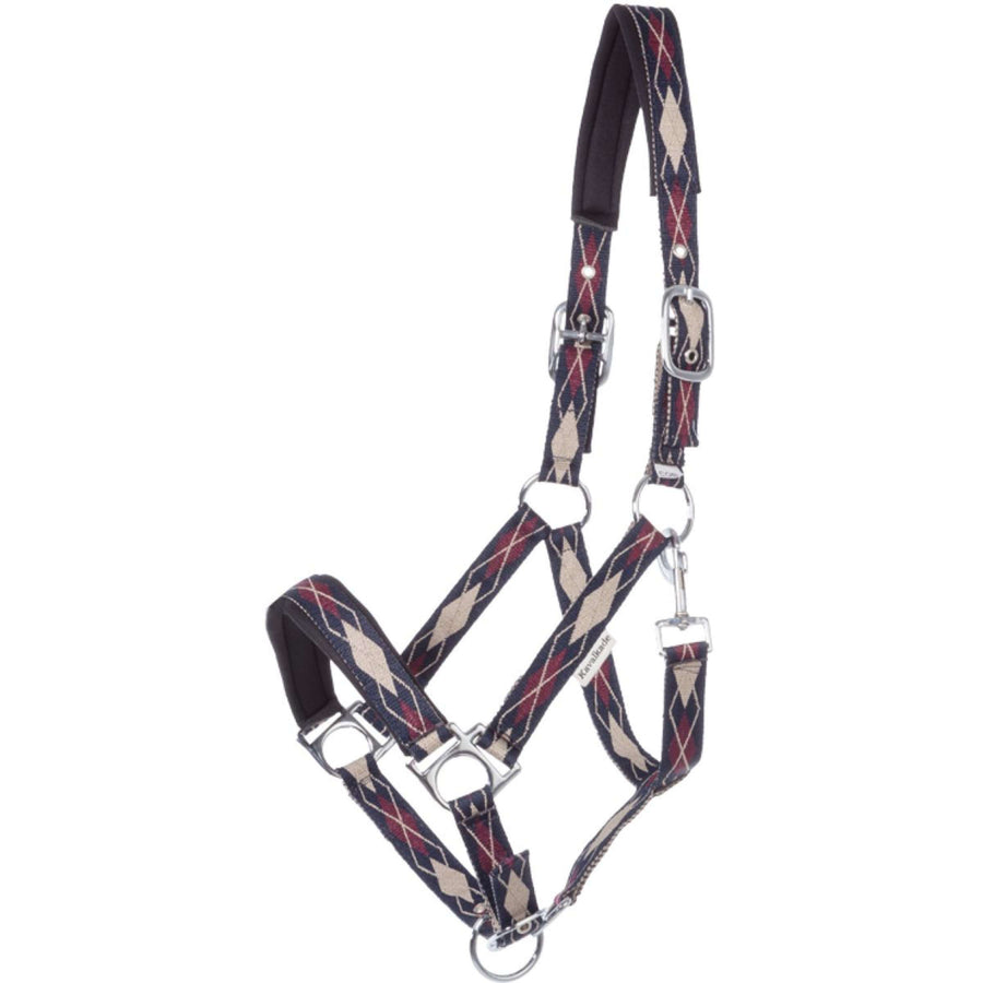 Kavalkade Halter Classic Raute Blue/Creme/Bordeaux