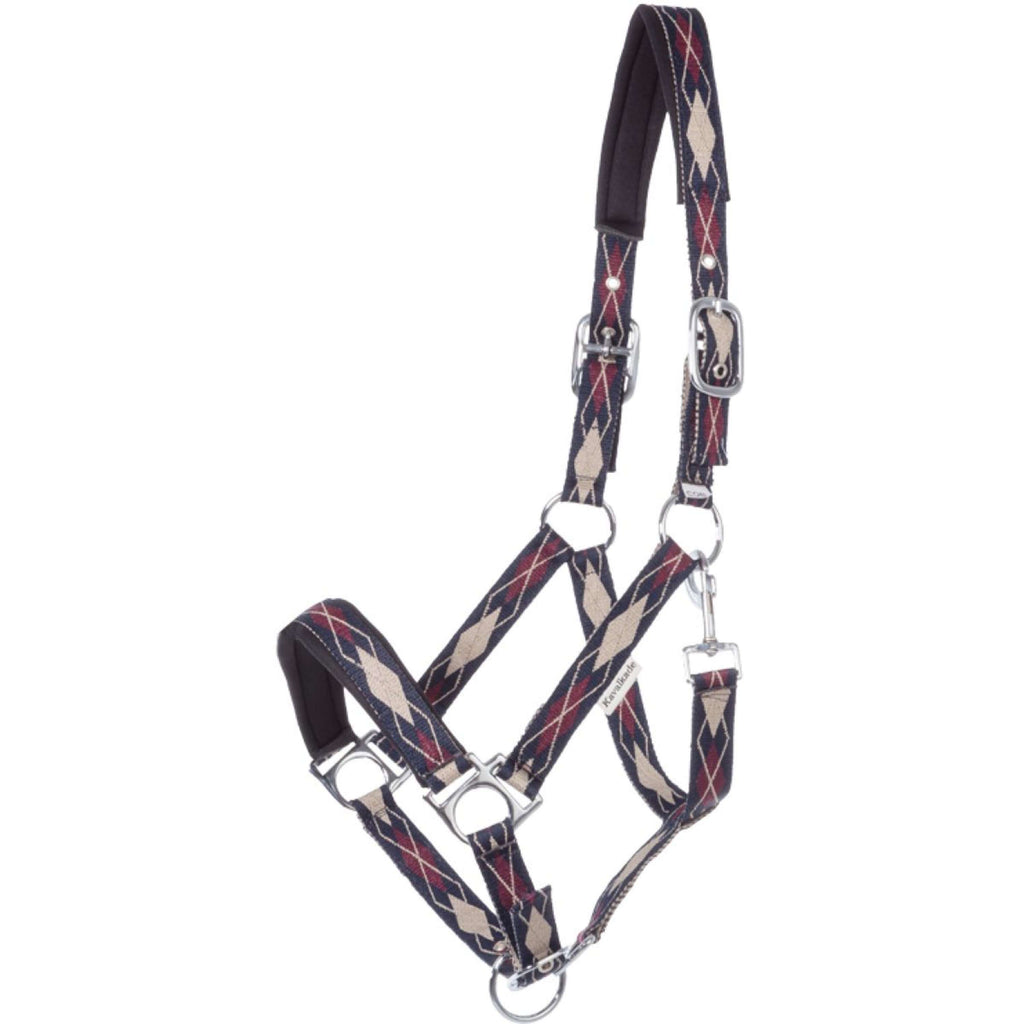Kavalkade Halter Classic Raute Blue/Creme/Bordeaux