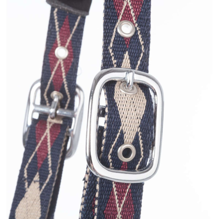 Kavalkade Halter Classic Raute Blue/Creme/Bordeaux