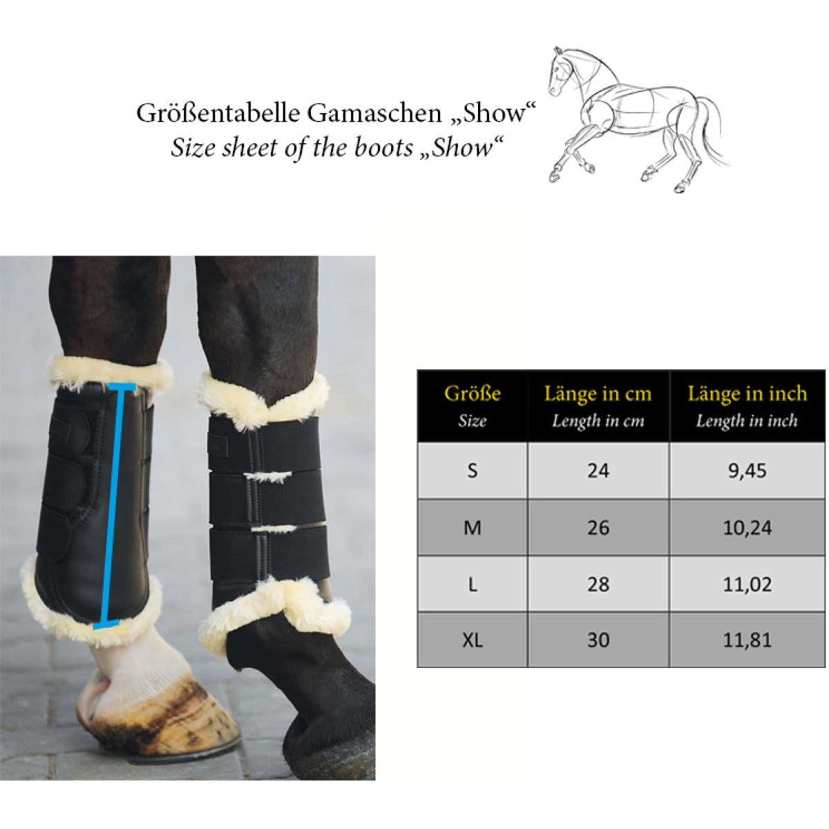 Kavalkade Dressageboots Show Synthetic Black