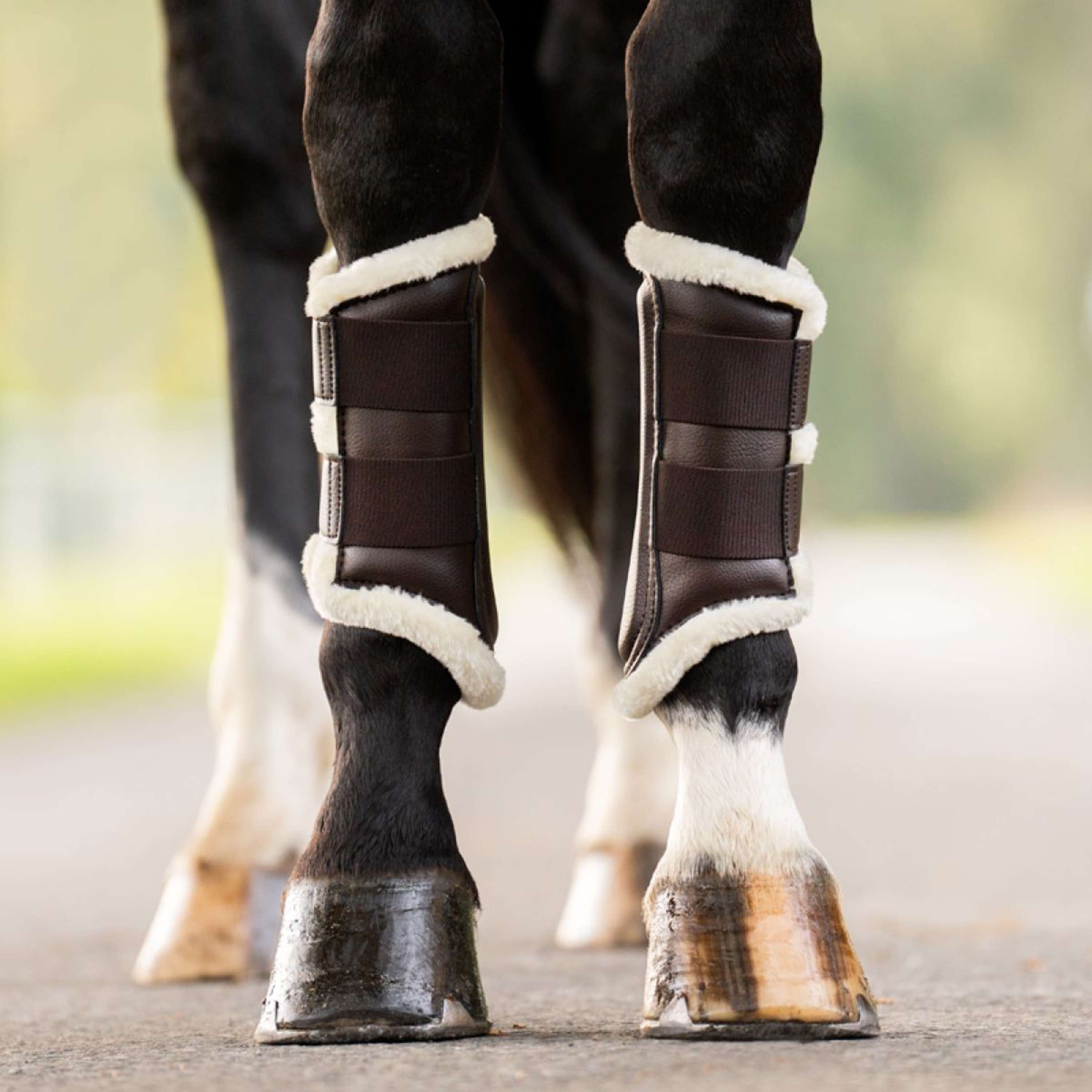 Kavalkade Dressage Boots Anatomic Faux Fur Brown/Beige