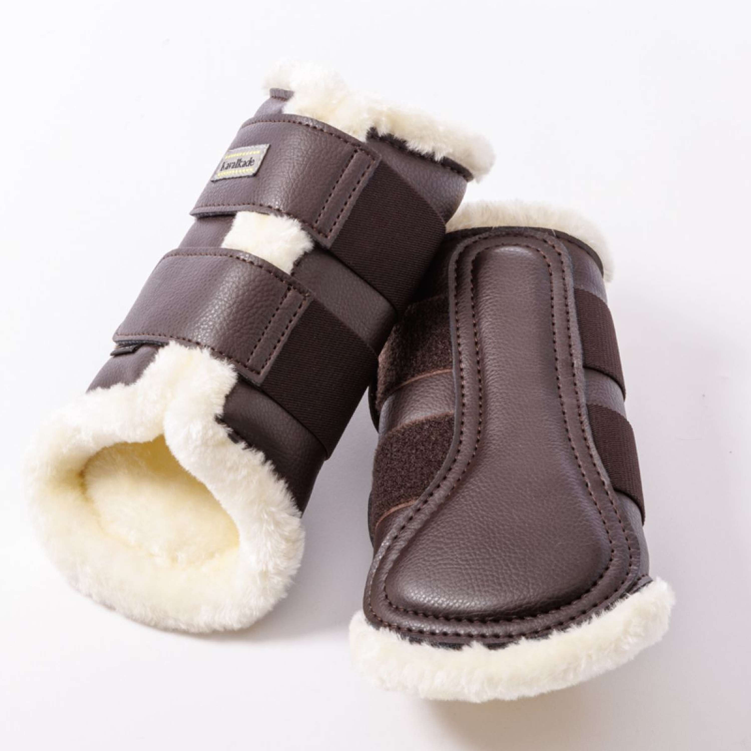 Kavalkade Dressage Boots Anatomic Faux Fur Brown/Beige