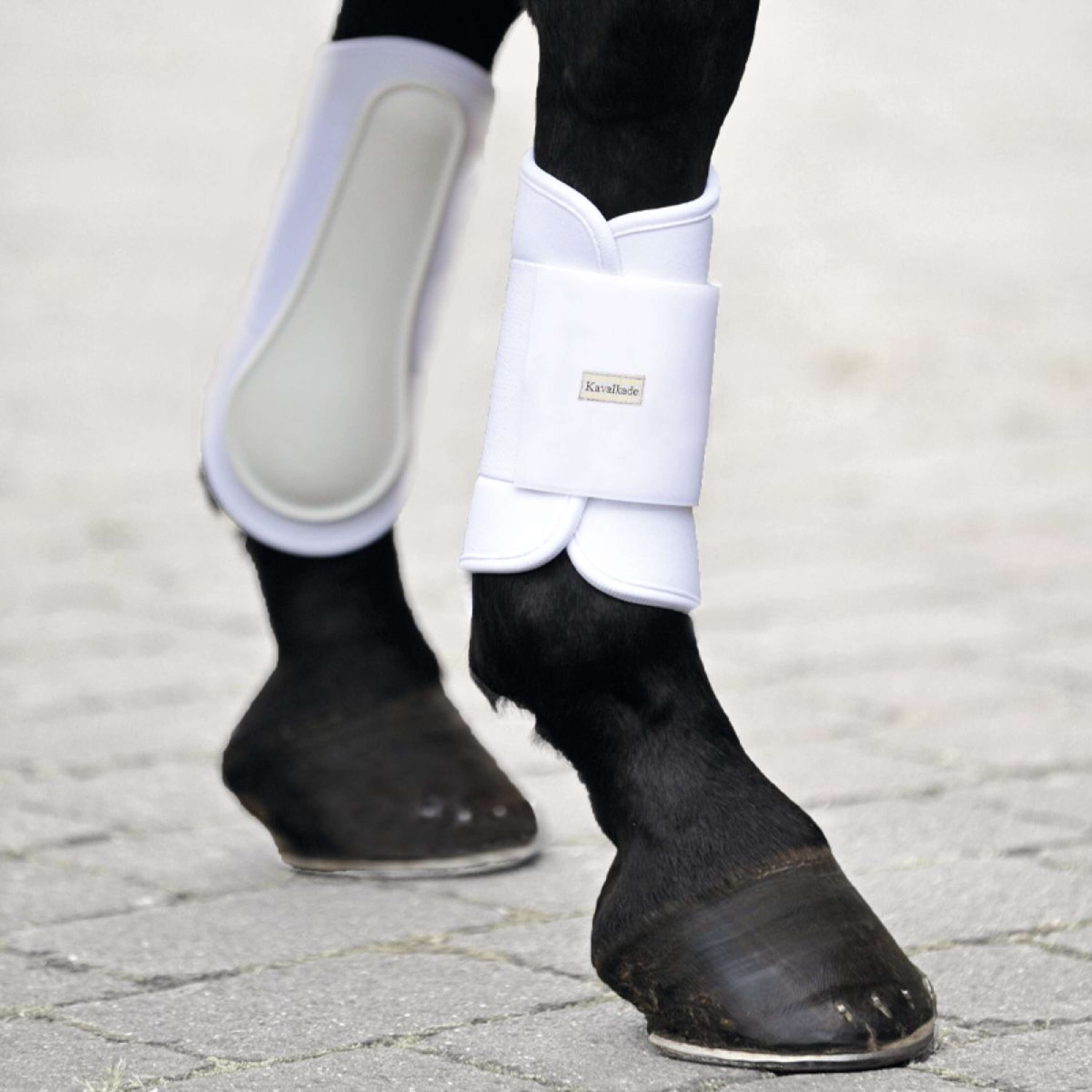 Kavalkade Tendon Boots Softy Front Legs White