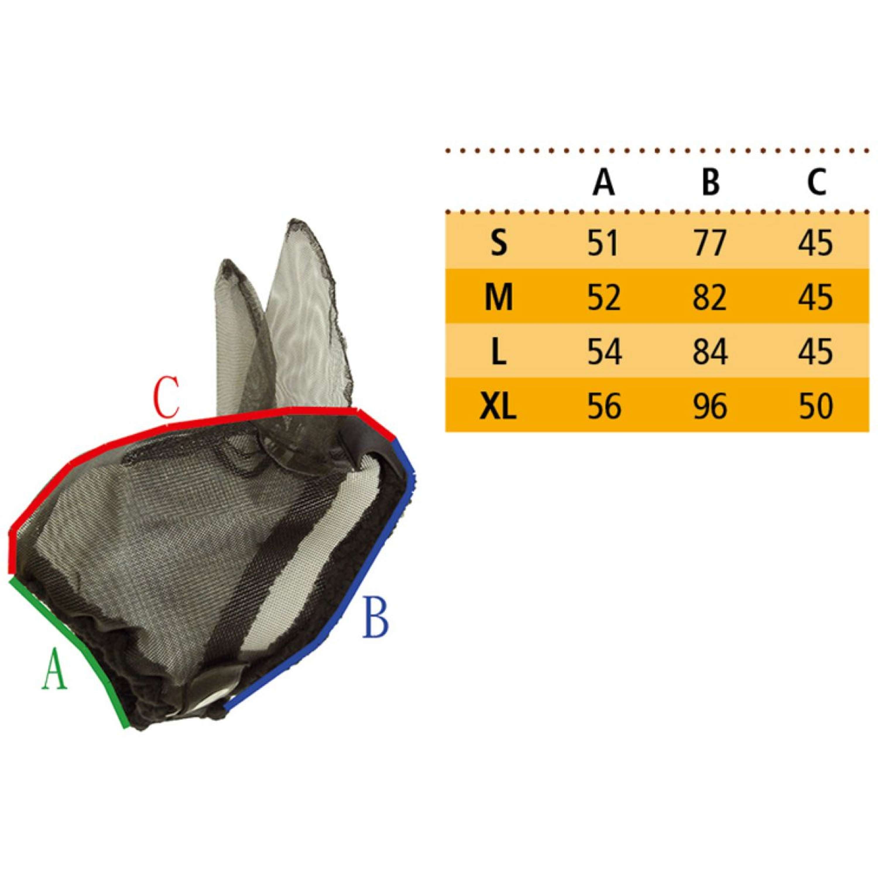 Kavalkade Fly Mask without Ears Black