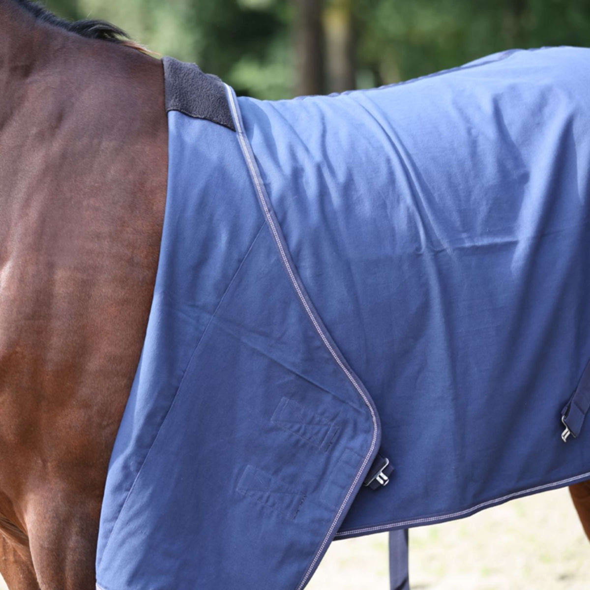 Kavalkade Summer Rug Cotton Navy