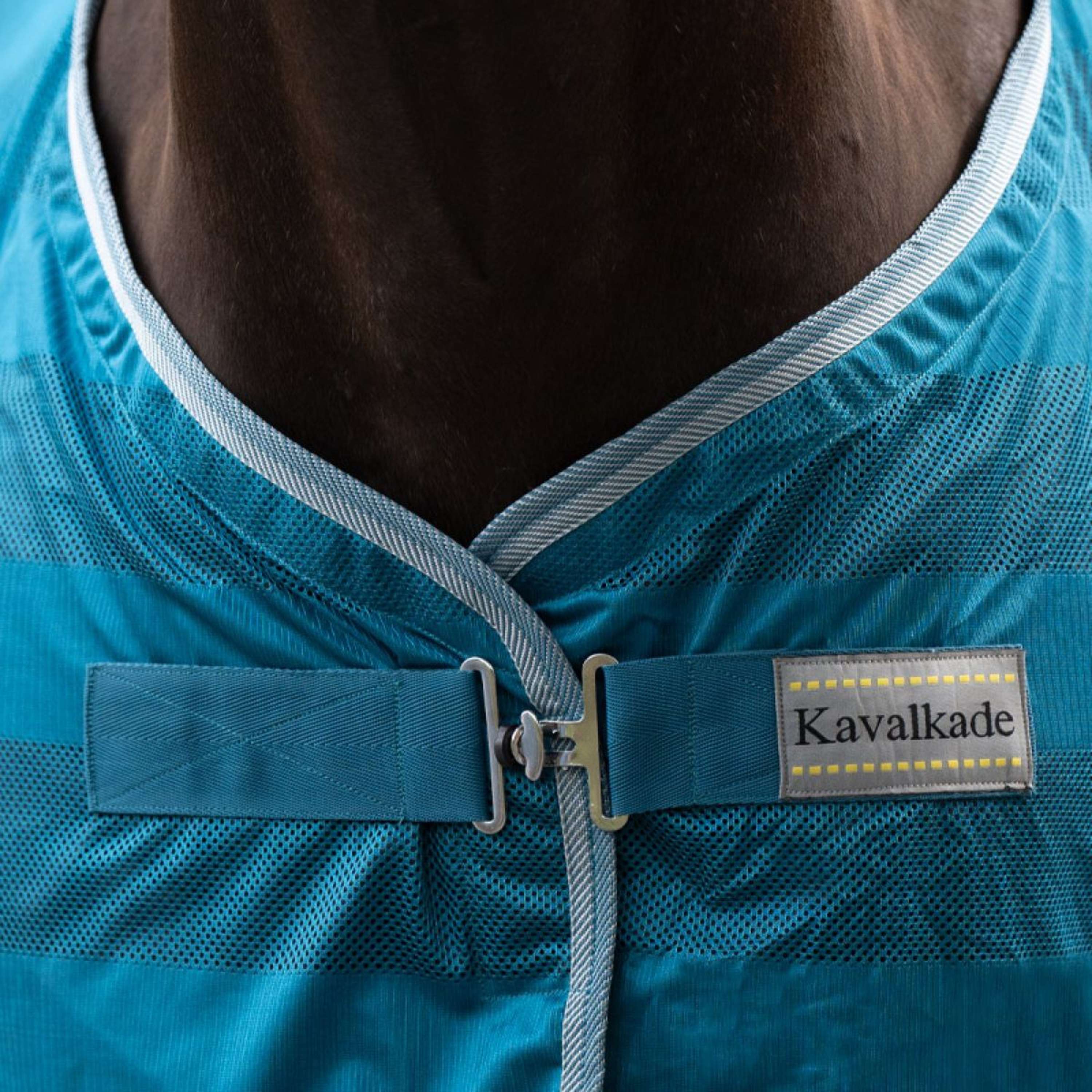 Kavalkade Fly Rug Stripe Petrol