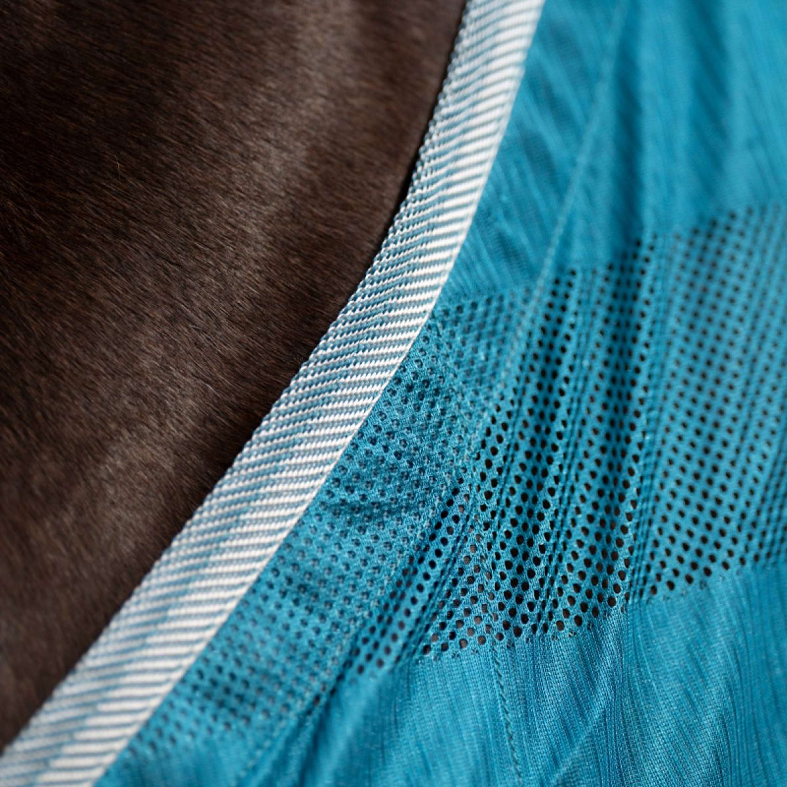Kavalkade Fly Rug Stripe Petrol