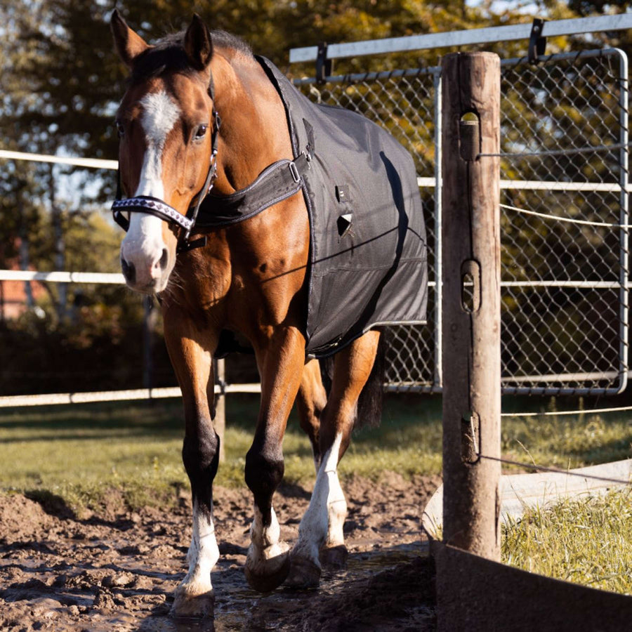 Kavalkade Turnout / Step Mill Rug Halifax 2in1 50g Black