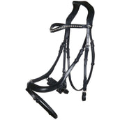 HKM Bridle Anatomic Crystal Black