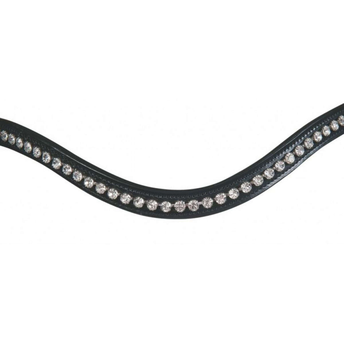 HKM Bridle Anatomic Crystal Black