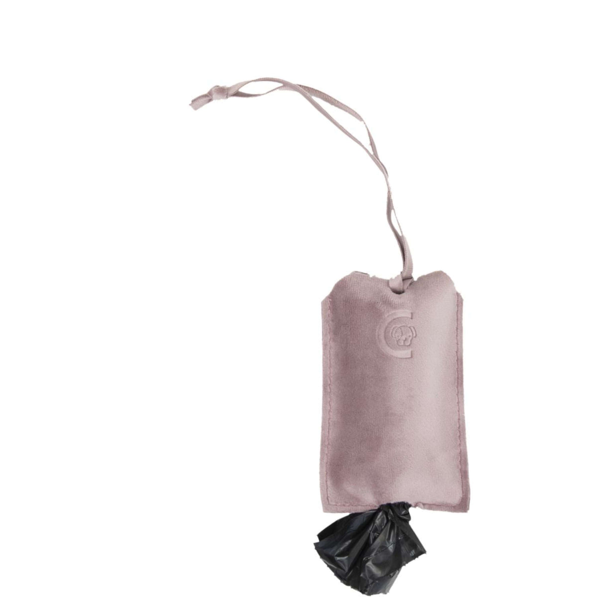 Kentucky Poop Bag Dispenser Pocket Velvet Soft Rose