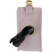 Kentucky Poop Bag Dispenser Square Velvet Soft Rose