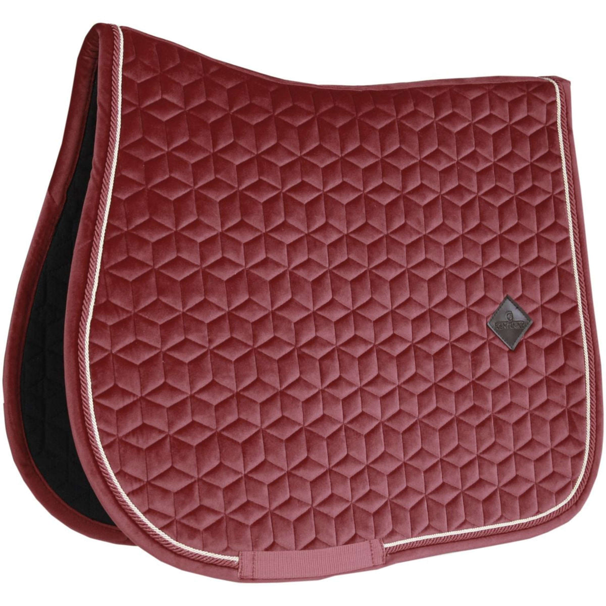 Kentucky Saddlepad Velvet Bordeaux