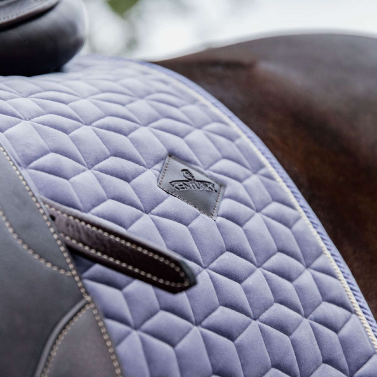 Kentucky Saddlepad Velvet Dressage Purple