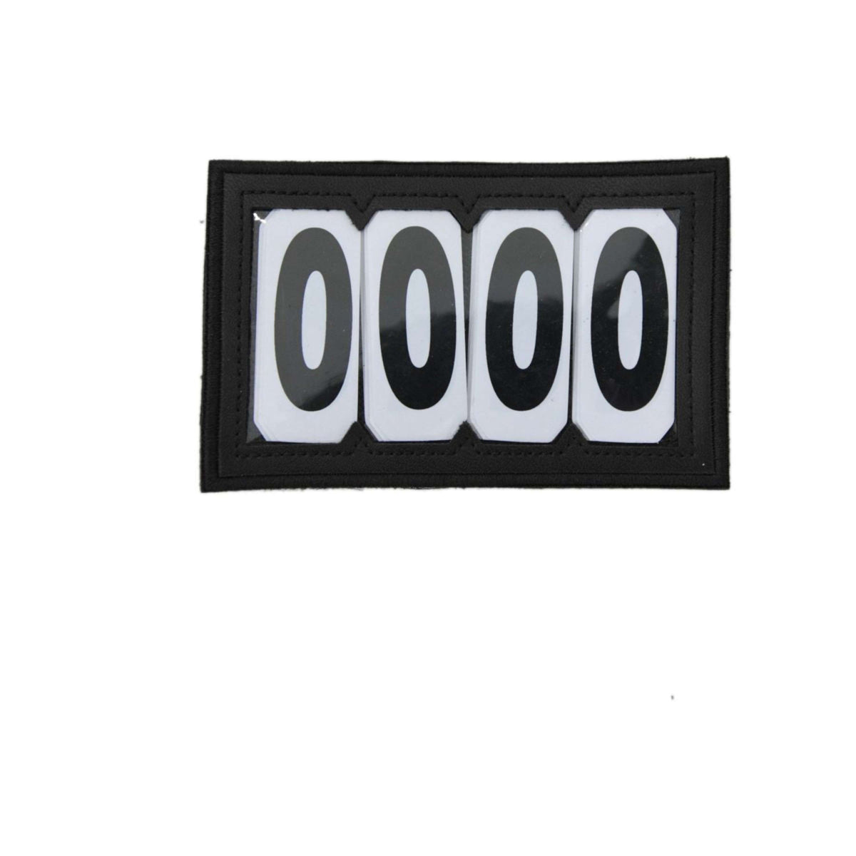 Kentucky Start Numbers Velcro PVC Black