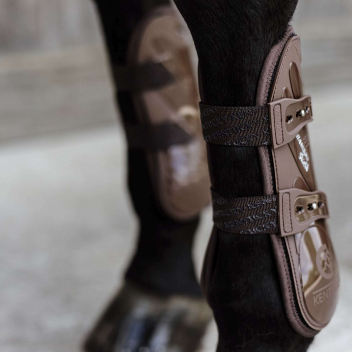 Kentucky Horsewear Tendon Boots Bamboo Elastic Brown