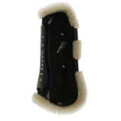 Kentucky Horsewear Tendon Boots Bamboo Elastic Vegan Sheepskin Black