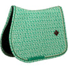 Kentucky Saddlepad Velvet Maze Cipher Jumping White/Green
