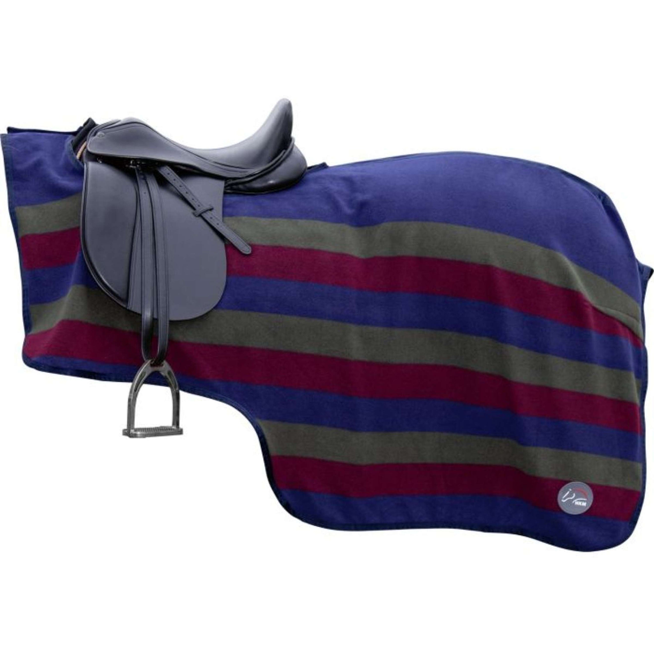 HKM Exercise Rug Professional Dark Green/Wine Red/Dark Blue