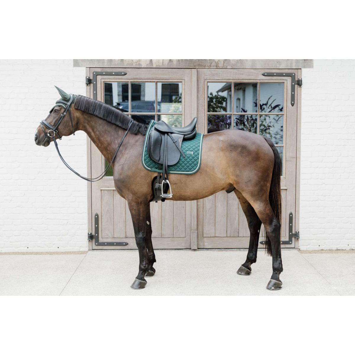 Kentucky Saddlepad Diamond Rope Dressage Pine Green