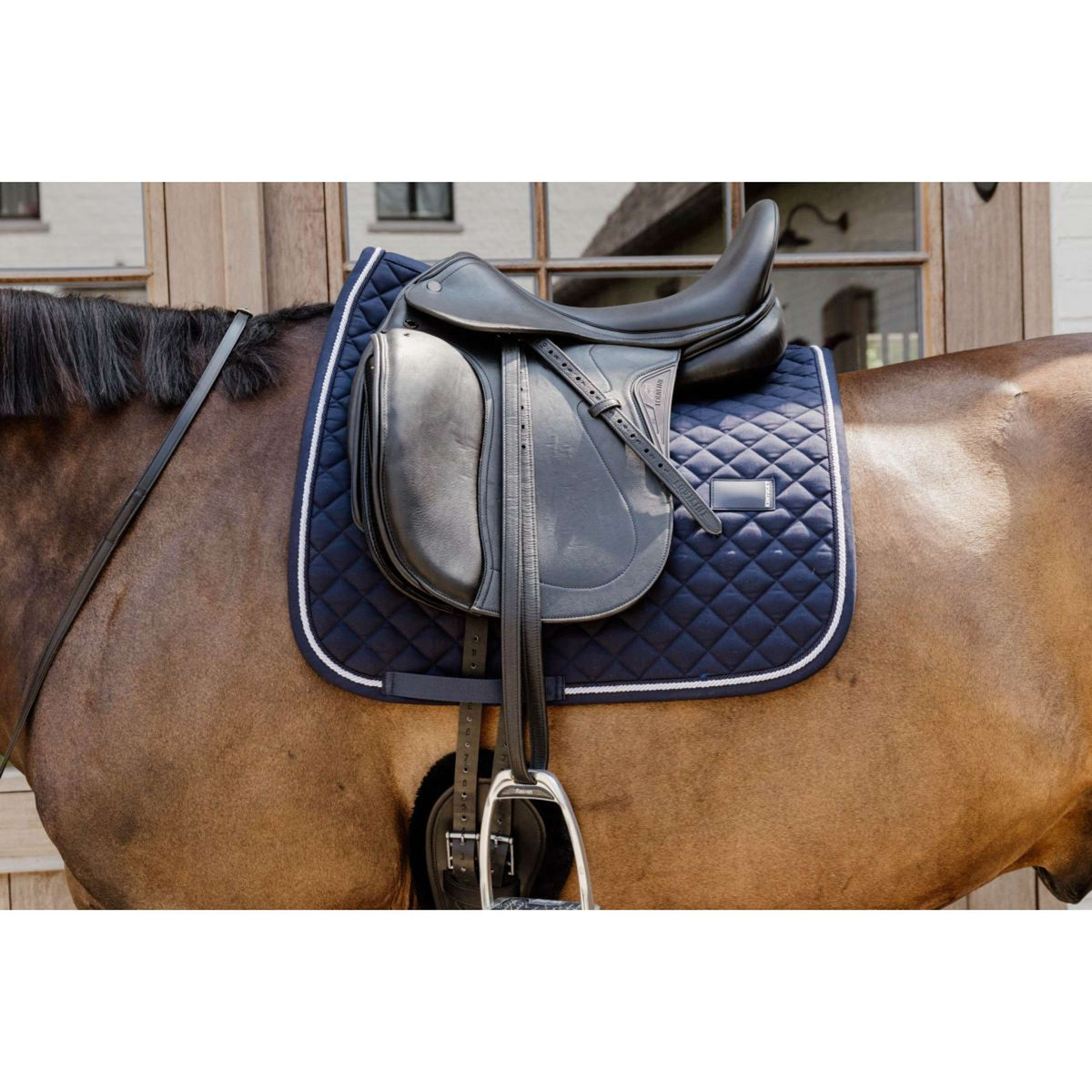 Kentucky Saddlepad Diamond Rope Dressage Navy