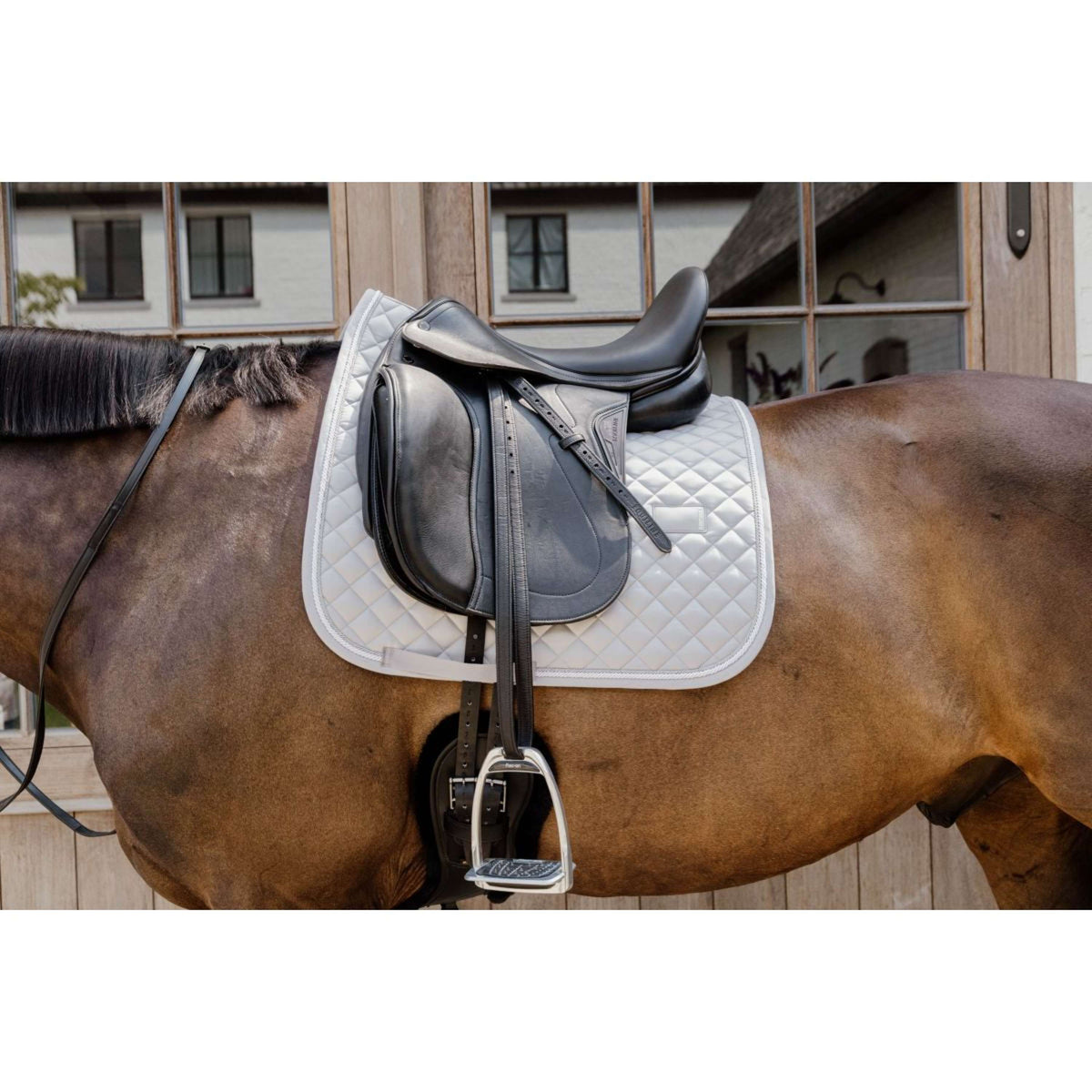 Kentucky Saddlepad Diamond Rope Dressage Grey